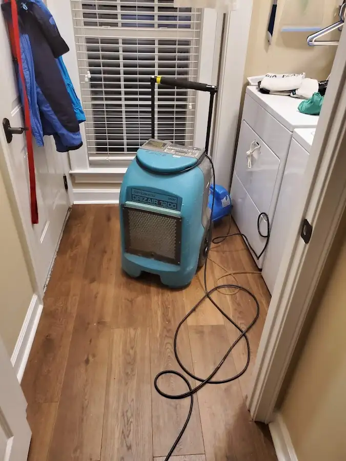 Commercial dehumidifier deployed for Flood Damage Cleanup in Commerce City