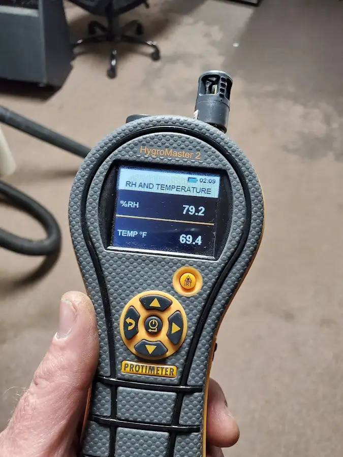Moisture meter humidity assessment for Fire & Smoke Damage Restoration in Commerce City